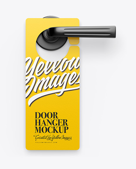 Door Hanger Mockup PSD #2