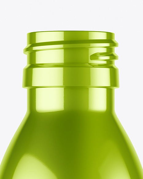 Metallic Bottle Mockup PSD #2