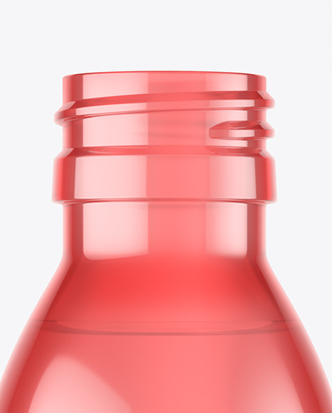 Colored Glass Bottle Mockup PSD #3