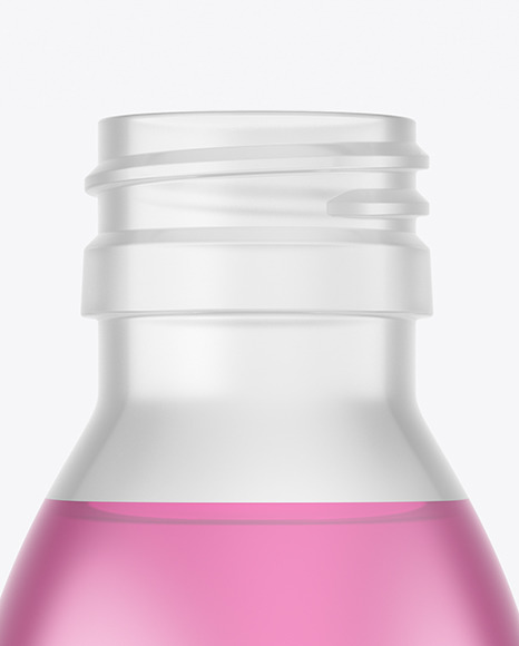 Frosted Glass Bottle Mockup PSD #3