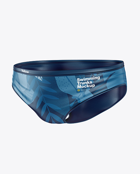 Download Glossy Swimming Trunks Mockup In Apparel Mockups On Yellow Images Object Mockups