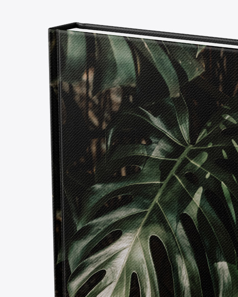 Hardcover Books w  Fabric Cover Mockup PSD #2