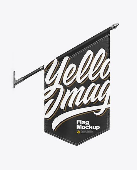 Flag Mockup - Front View