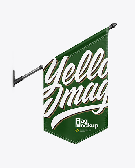 Flag Mockup - Front View