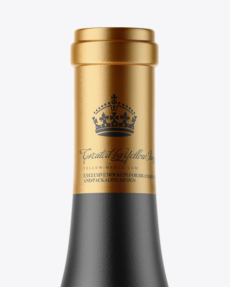 Ceramic Wine Bottle Mockup PSD #2