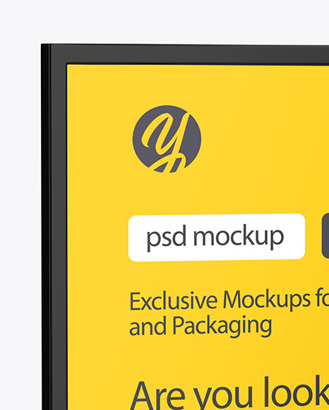 Advertising Stand Mockup PSD #2