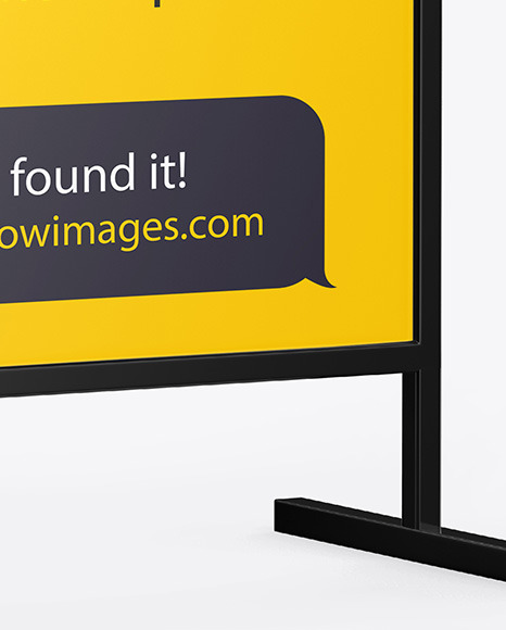 Advertising Stand Mockup PSD #1