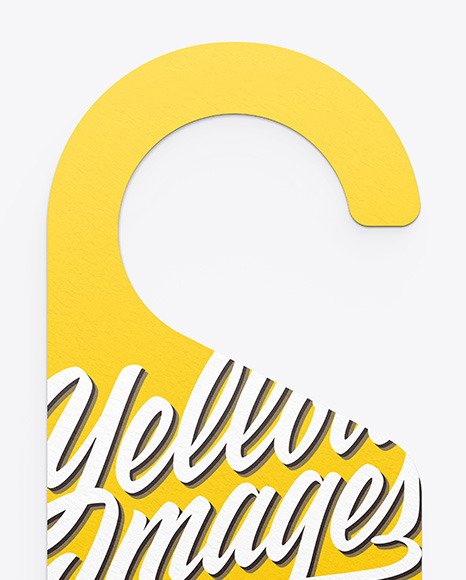 Door Hanger Mockup PSD #6