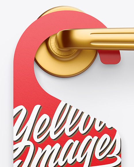 Door Hanger Mockup PSD #7