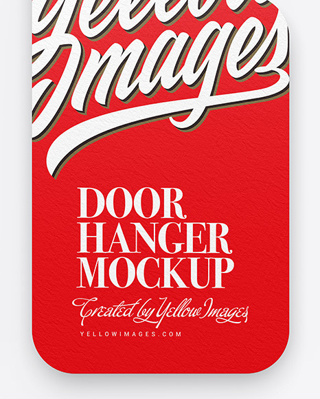 Door Hanger Mockup PSD #5