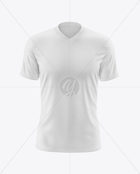 Download Men S V Neck T Shirt Mockup In Apparel Mockups On Yellow Images Object Mockups