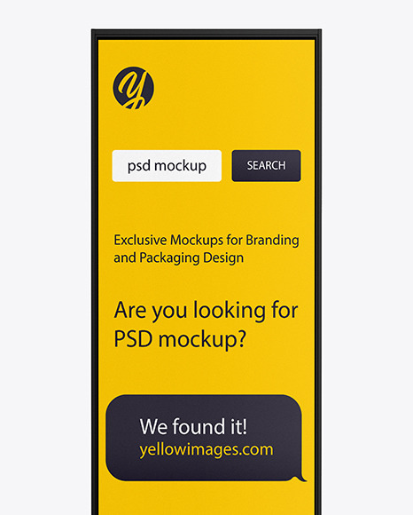 Information Stand Mockup PSD #2