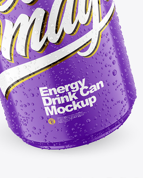 Download 330ml Glossy Drink Can With Condensation Mockup In Can Mockups On Yellow Images Object Mockups Yellowimages Mockups