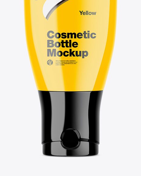 Glossy Cosmetic Bottle Mockup PSD #2