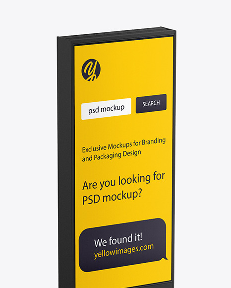 Information Stand Mockup PSD #2