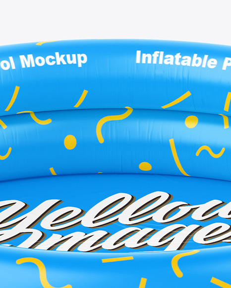 Inflatable 2 ring Pool Mockup PSD #6