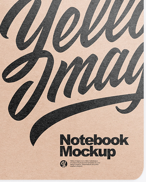 Kraft Spring Notebook Mockup PSD #4