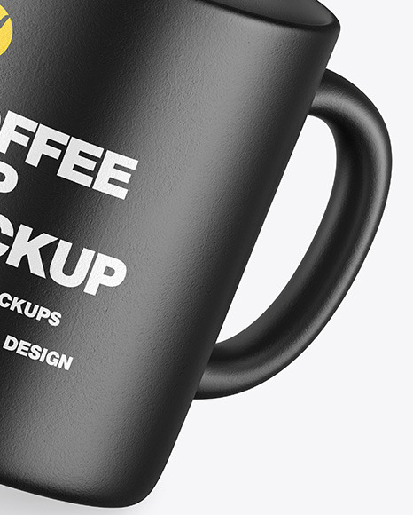 Ceramic Coffee Cup Mockup PSD #1