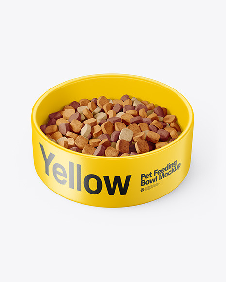 Pet Feeding Bowl Mockup