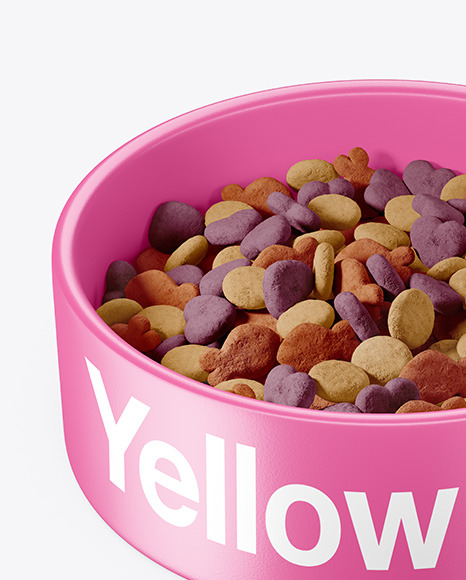 Pet Feeding Bowl Mockup PSD #3