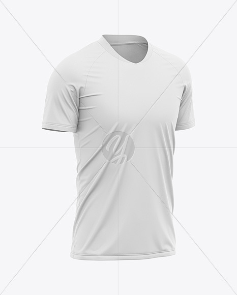 Download Men S Raglan Soccer Jersey Mockup Front Half Side View In Apparel Mockups On Yellow Images Object Mockups