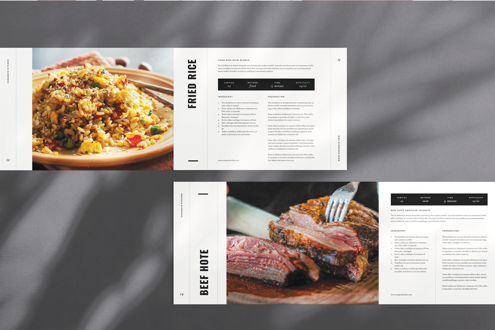 Download Cookbook Recipe Book V 1 In Brochure Templates On Yellow Images Creative Store PSD Mockup Templates