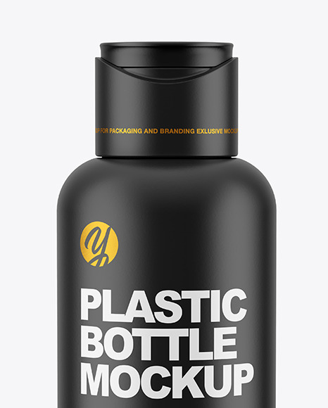 Matte Plastic Bottle Mockup PSD #2