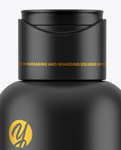 Matte Plastic Bottle Mockup PSD #1