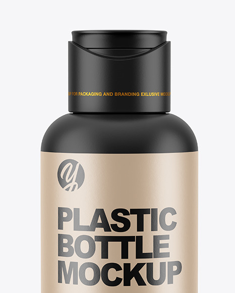 Matte Plastic Bottle Mockup PSD #7