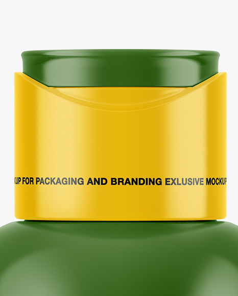 Glossy Plastic Bottle Mockup PSD #1