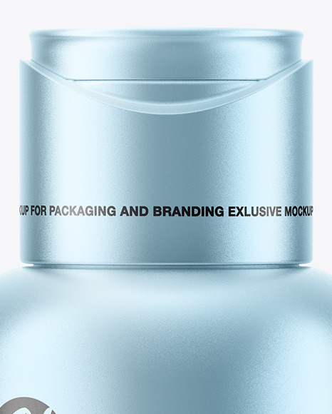 Metallic Bottle Mockup PSD #1