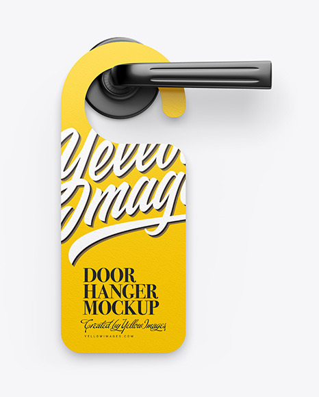Door Hanger Mockup PSD #2