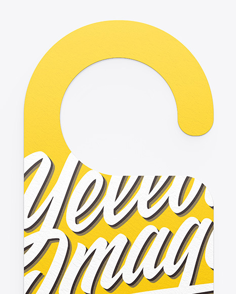 Door Hanger Mockup PSD #6