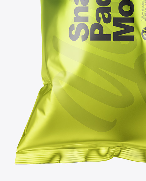 Metallic Snack Package Mockup PSD #7