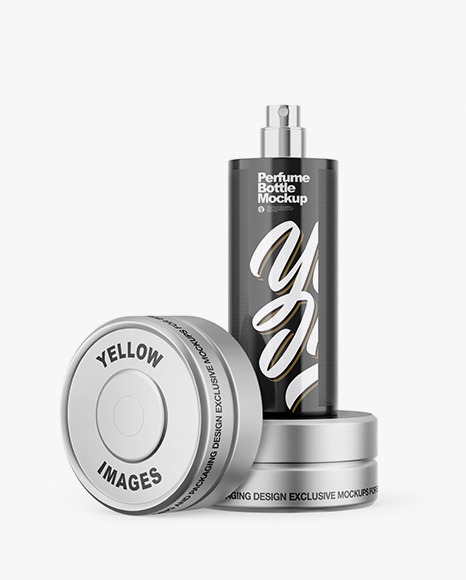 Perfume Bottle Mockup PSD #2