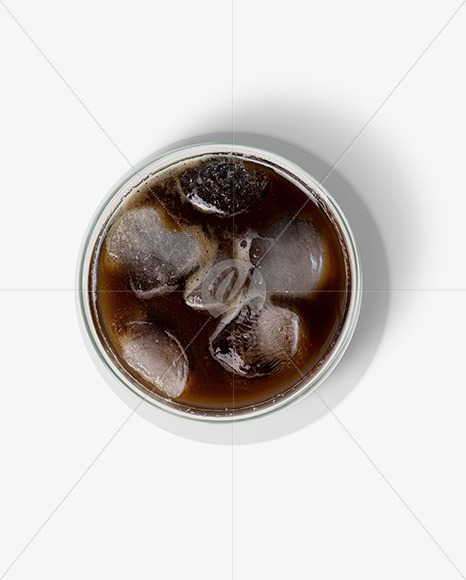 Download Cold Coffee With Ice W Coaster Mockup In Packaging Mockups On Yellow Images Object Mockups PSD Mockup Templates