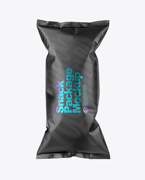 Matte Snack Package Mockup PSD #1
