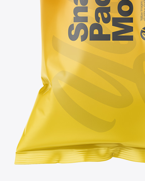 Matte Snack Package Mockup PSD #7