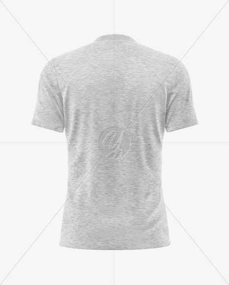 Download Melange Men S V Neck T Shirt Mockup In Apparel Mockups On Yellow Images Object Mockups