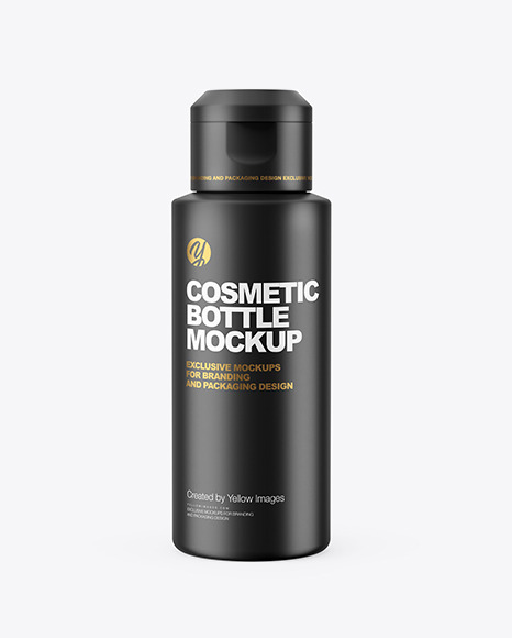Matte Cosmetic Bottle Mockup
