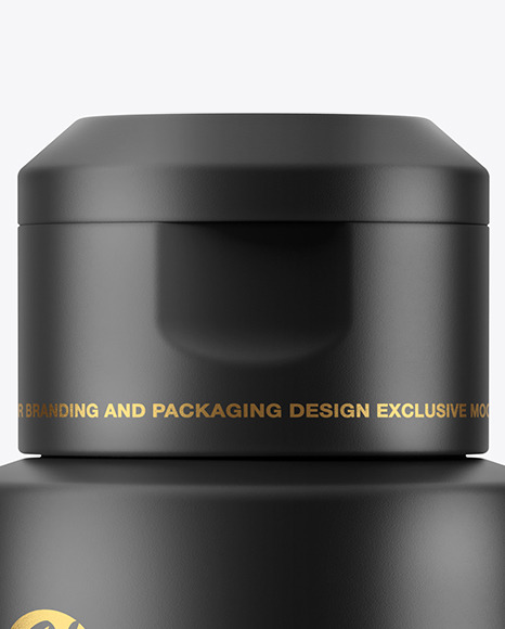 Matte Cosmetic Bottle Mockup PSD #1