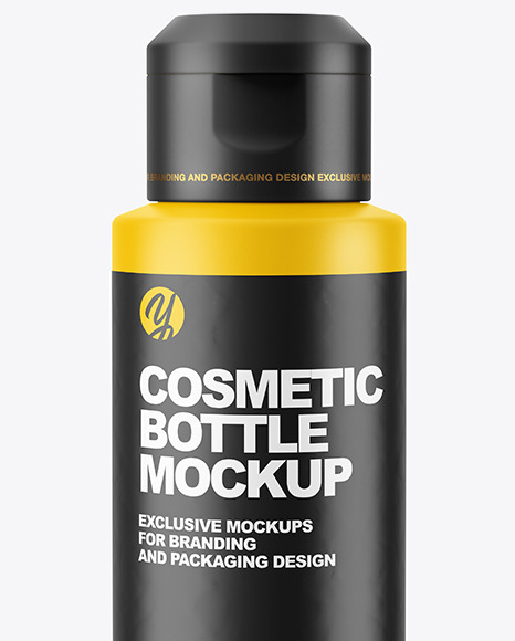 Matte Cosmetic Bottle Mockup PSD #7