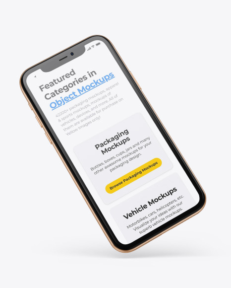 Apple iPhone 11 Pro Mockup PSD #3