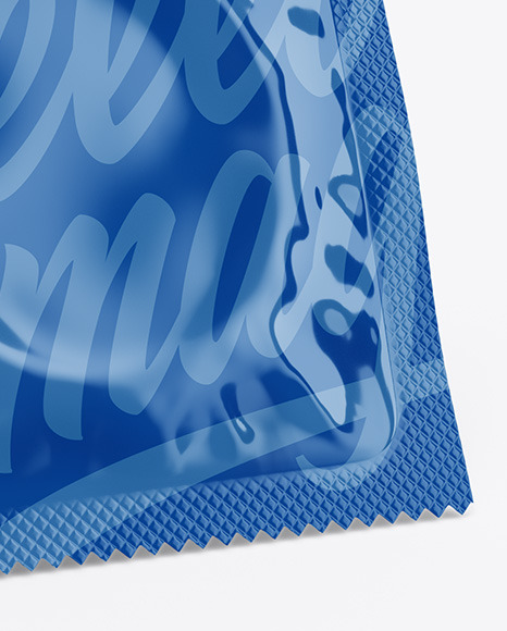 Glossy Condom Packaging Mockup In Box Mockups On Yellow Images Object Mockups