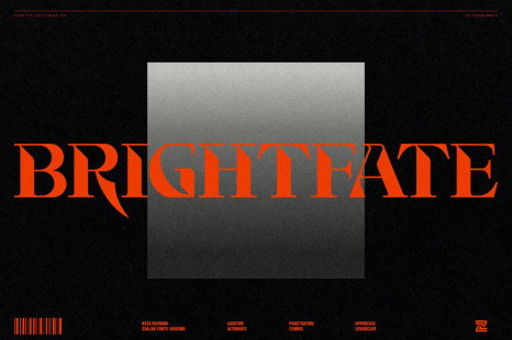 Brightfate - Multipurpose Display Font