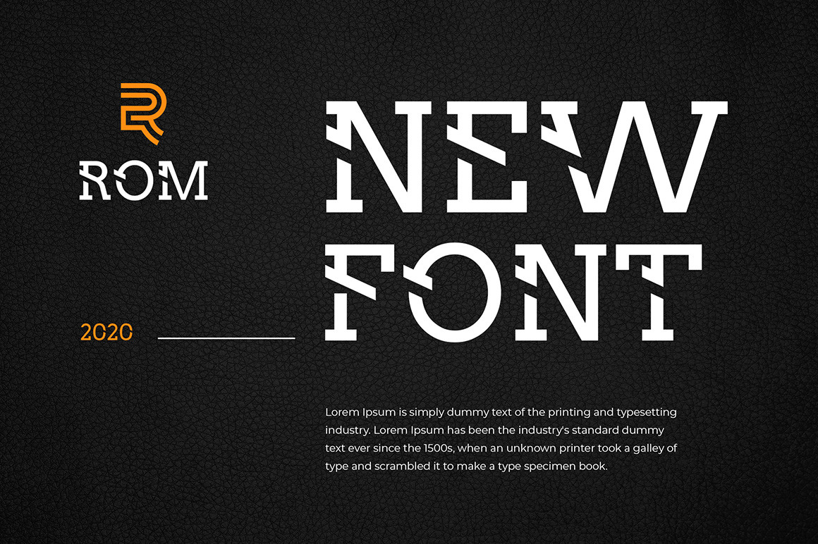 Hemis Display Font In Fonts On Yellow Images Creative Store