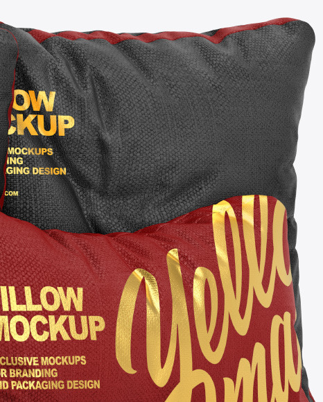 Three Pillows Mockup PSD #6