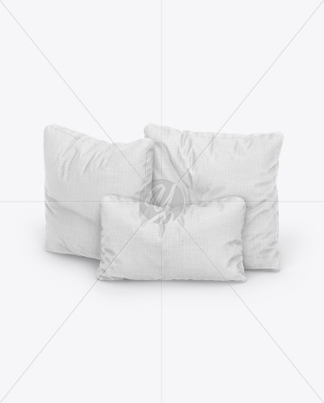 Three Pillows Mockup PSD #3