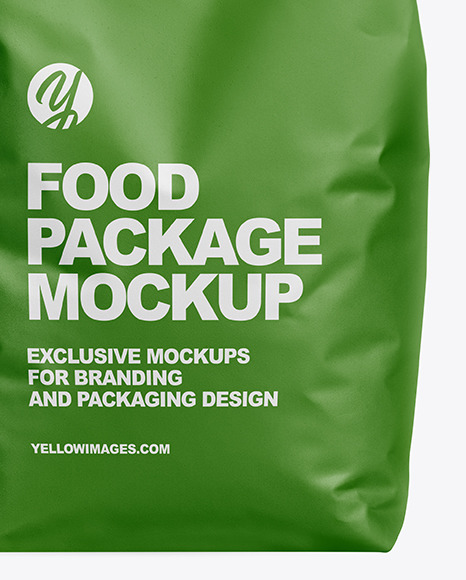 Matte Food Package Mockup PSD #5