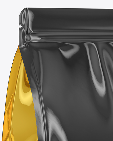 Glossy Food Bag Mockup   Half Side View PSD #2
